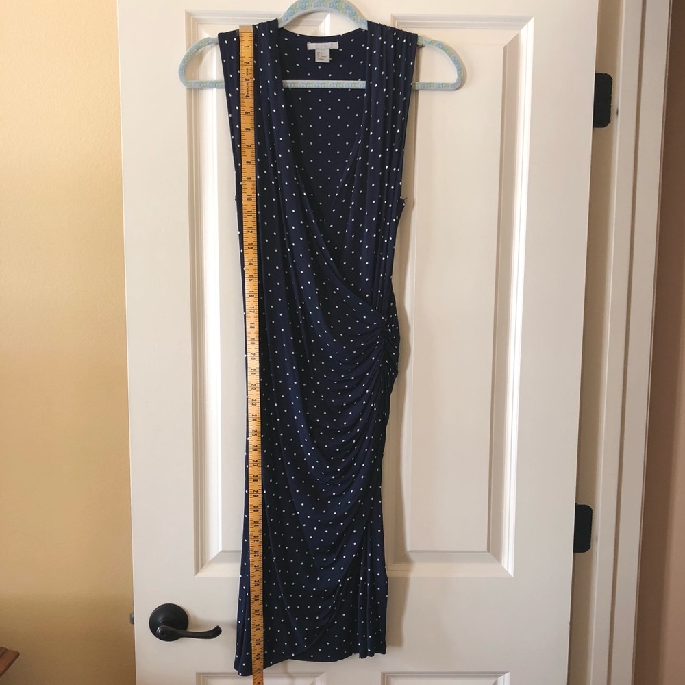 H & M Navy & White Polka Dot Dress - Picture 5 of 8